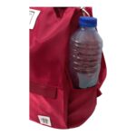Anti Theft Backpack Maroon Side Pocket for water bottle