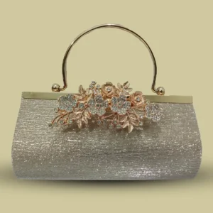 Gold-Metal-Clutch-with-Top-Handle