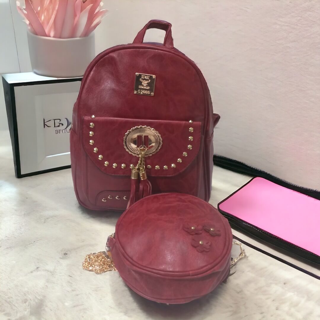 buy-online-maroon-backpack-for-girls-in-pakistan-modixerpk