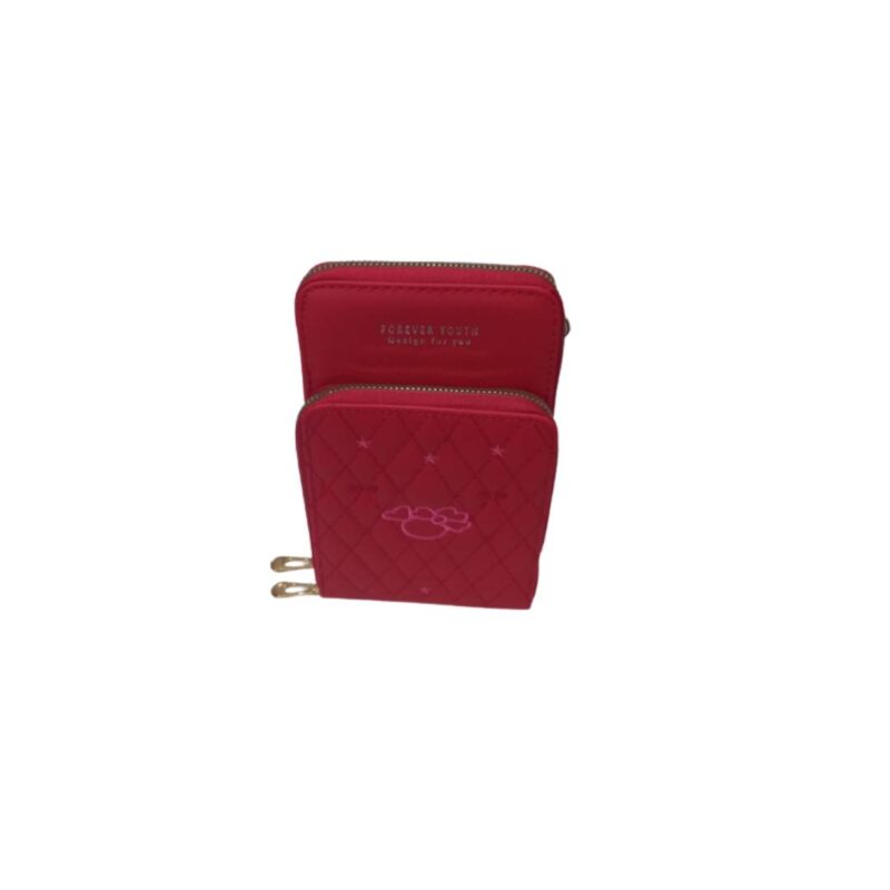 Red Front Mobile Purse