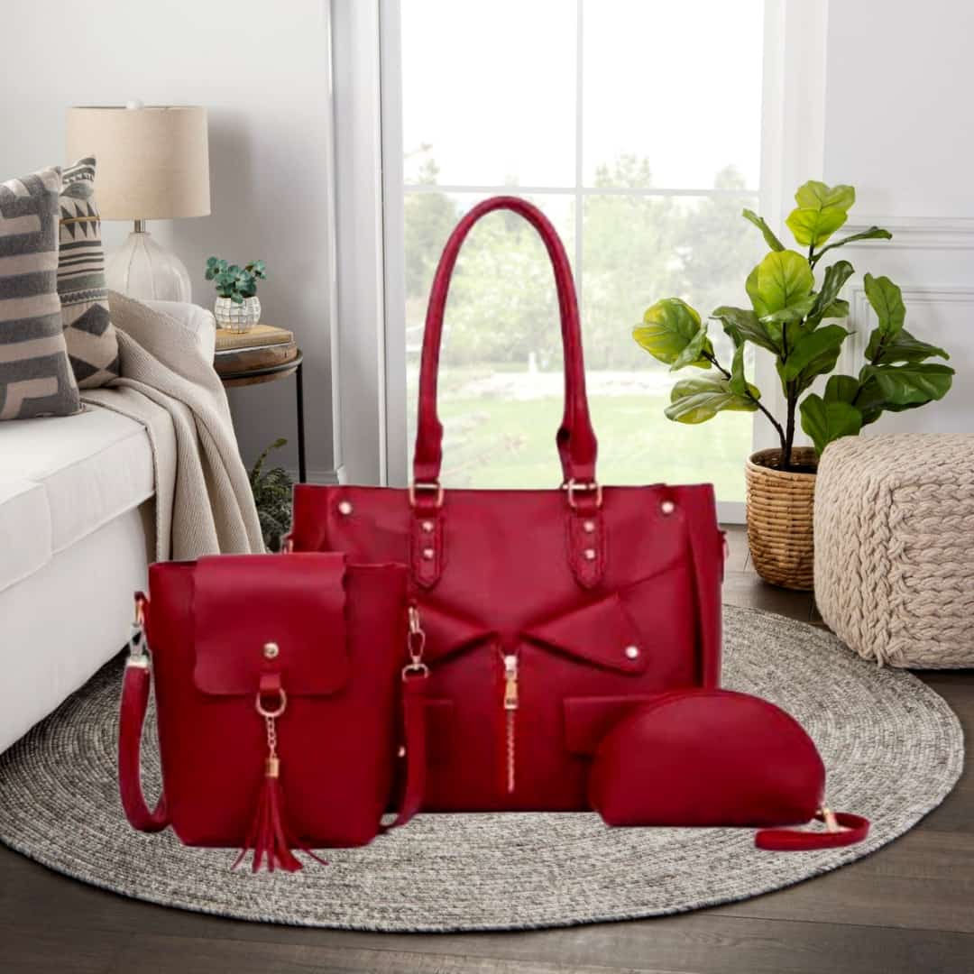 Buy Online Maroon Tote Bag for Women | ModixerPK