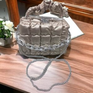 Silver Grey Crossbody Bag-Imported