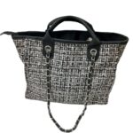 Buy online Preloved Black Tote Bag