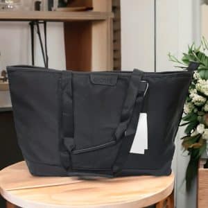 Black Large Tote Bag for Office Use