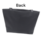 Black Tote Bag Back
