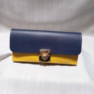 Buy Blue and Yellow Purse