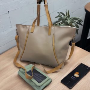 Rexine Large Tote Bag for office use