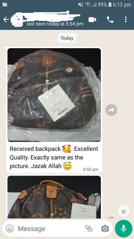 Leather Backpack Feedback